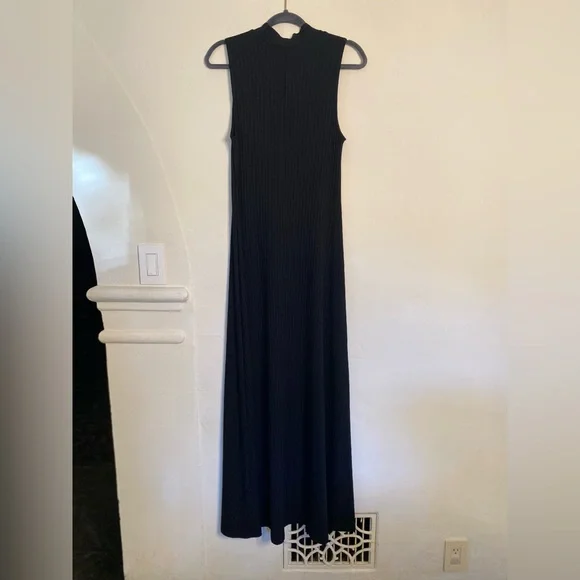 Anthropologie, Sunday in Brooklyn, body con maxi dress in black. - Picture 1 of 7